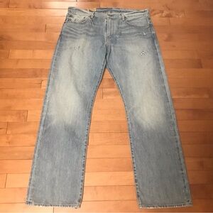 Polo Ralph Lauren 867 Classic NWT Men's Size 34 Faded Blue Straight Jeans